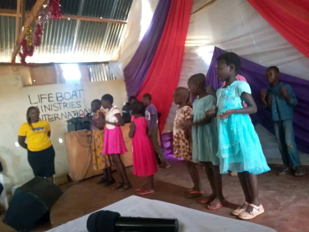 Children at the rehabilitation center